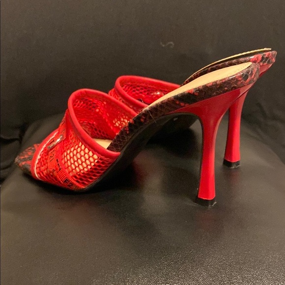 Forever 21 Red Women's Slide Sandals - Picture 2 of 5